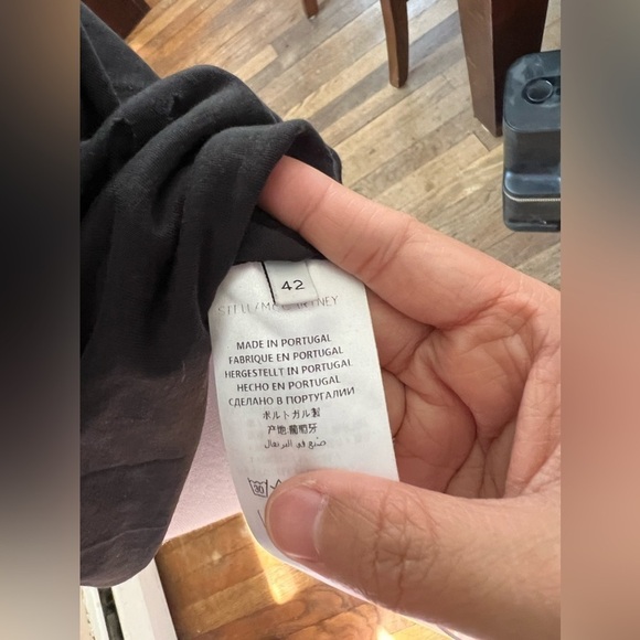 STELLA mccartney all is love burn out short sleeve tshirt sz 42 (small) - Picture 8 of 17